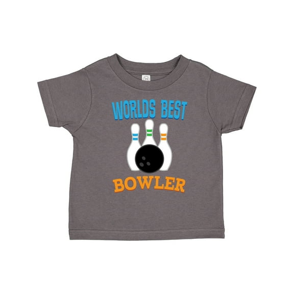 Inktastic Bowling Worlds Best Bowler Sports Boys or Girls Toddler T-Shirt