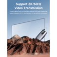 thumbnail image 4 of Adaptador USB-C Hagibis 240 W 40 Gbps 8K USB4 Thunderbolt 4/3, 4 of 7