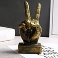 thumbnail image 2 of Fridja Gesture Finger Model Home Decoration Bar Model Room Desktop Decoration Resin Craft Gift Luxury, 2 of 4