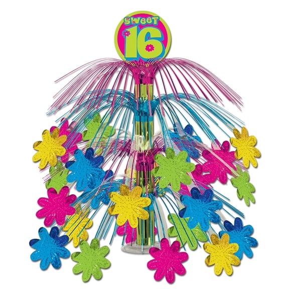 Beistle 21 1/2" Sweet 16 Cascade Centerpiece 3/Pack 57757