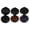 Mix Color, variant on Sylvtty 3Pcs Fingerprint Ink Pads ID Security Black Blue Red Quick-Drying Water Resistant Clear Imprints Thumbprint Stamp Pad