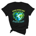 thumbnail image 4 of QHWAUAKFBN T Shirts For Women Trendy Graphic Earth Day Shirt Daily Earth Day Shirt Natural Graphic Short Sleeved Tshirts Top, 4 of 4