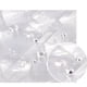 thumbnail image 3 of Cortina de ducha de EVA resistente con imanes, impermeable, 3D, cubo de agua, transparente, sin olor químico, sin olores, 12 ganchos, 3 of 6