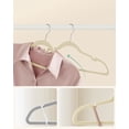 thumbnail image 4 of SONGMICS Perchas de Terciopelo Antideslizantes con Ranuras 30 PCS 43x0.6 cm, 4 of 7