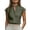 03# Green, variant on Women's Cotton Sleeveless V-Neck Top Blouse Stretchable Fit Office Shirt Casual Summer Workwear Solid Slim Knit Shell S-3XL