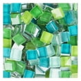 thumbnail image 5 of 100pcs/lot Crystal Glass Mosaic Tile Handmade Creative Material For Kids DIY Craft Suppies Mixed Color Mini Mosaic Tile, 5 of 7