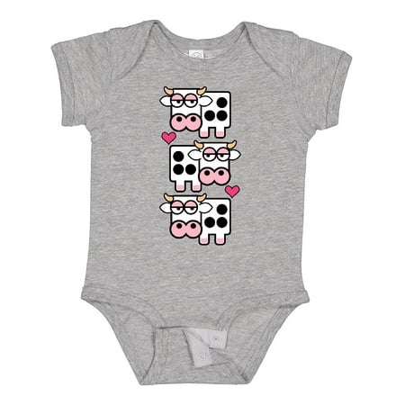 

Inktastic Cow Baby Clothes Farm Animals Gift Baby Boy or Baby Girl Bodysuit