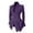 Purple, variant on Women Vintage Tailcoat Jacket Steampunk Jacket Women Tailcoat Medieval Vintage Gothic Tailcoat Womens Casual Work High Low Blazer Jacket White L