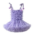 thumbnail image 1 of TJAZFJPA Robe Fille Tout-Petit Robe Tutu en Maille Sans Manches Bébé Fille Jupe Tutu Princesse Arc-en-Ciel Robe Arc-en-Ciel pour Filles, 1 of 2