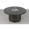 thumbnail image 2 of Living Source International 12-Piece Wicker / Rattan Sectional Set in Chocolate, 2 of 3