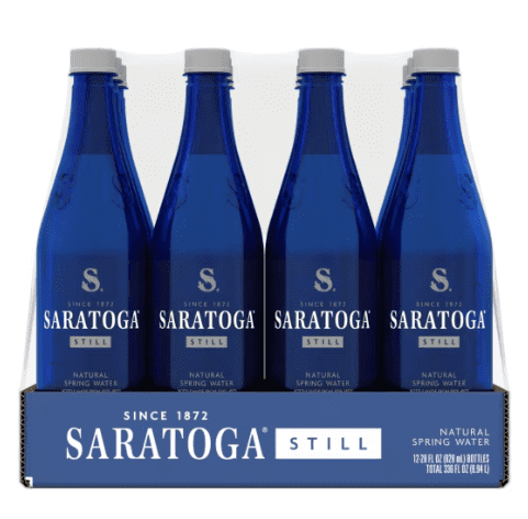 Saratoga® Natural Spring Water 28 Fl Oz Plastic Bottle (12 Pack)