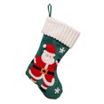 thumbnail image 1 of Chaussette de Noël Cheminée Murale Atmosphères DIY Décoration de Noël Pochette à Bonbons Réutilisable Pendentif de Chambre Enfants Intérieur Extérieur Accessoire Décoratif Vieil Homme, 1 of 6