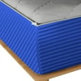 thumbnail image 7 of DNG Creations 5 Piece Zipper Sheet Set - Include (1 Elastic Fitted Sheet, 1 Base Sheet has Zipper, 1 Flat Sheet And 2 Pillowcase) 21 Inch Deep Pocket ( Stripe Royal-Blue - Full ), 7 of 7
