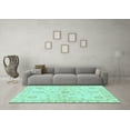 thumbnail image 3 of Ahgly Company Indoor Rectangle Oriental Light Blue Traditional Area Rugs, 5' x 7', 3 of 4