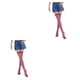 thumbnail image 4 of Medias sin costuras Minnieouse tipo 25 2piezas Iris Rayas muslo juego de rol Cosplay carnaval niñas vestido fiesta, 4 of 6