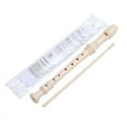 thumbnail image 1 of Beige-8 Holes Soprano Recorder with Cleaning Rod, German Style C Key Recorder for Kids Beginners Students, 1 of 10