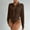 Brown, variant on Women's Bodysuits Collared Shirt Button Down Long Sleeve Blouses Satin Party Night Sexy Leotard Tops Dressy Casual Business Tops