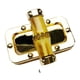 thumbnail image 2 of Eigraketly Cerradura de bambú de la vuelta del cierre del rectángulo del metal elegante de la aleación del cinc fácil instalar y substituir Herramientas y ferretería oro S, 2 of 6