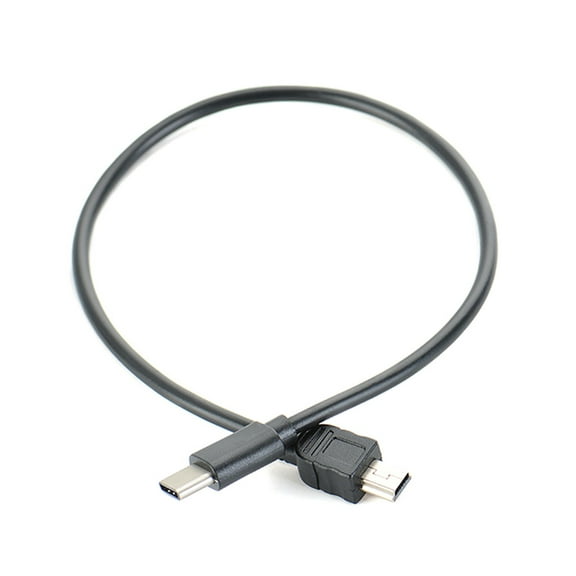 Super Practical Type C to Mini USB Camera OTG Copy Conversion Cable 30cm