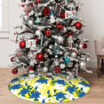thumbnail image 5 of Sikiie Lilies Flowers 30-48 inches {designName} Print Christmas Tree Skirt Snowman Xmas Tree Skirt with Edge Christmas Decorations for Holiday Party48", 5 of 7