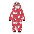 thumbnail image 3 of Odeerbi Christmas Onesie Pajamas for Family Holiday Sleep Jumpsuit Long Sleeve Family Christmas Pajamas Matching Sets Kids Printed Home Clothes Sleepwear Xmas Family Matching PJs Set Red, 3 of 5
