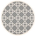 thumbnail image 4 of SAFAVIEH Indoor Outdoor CY6032-246 Courtyard Grey / Beige Rug, 4 of 10