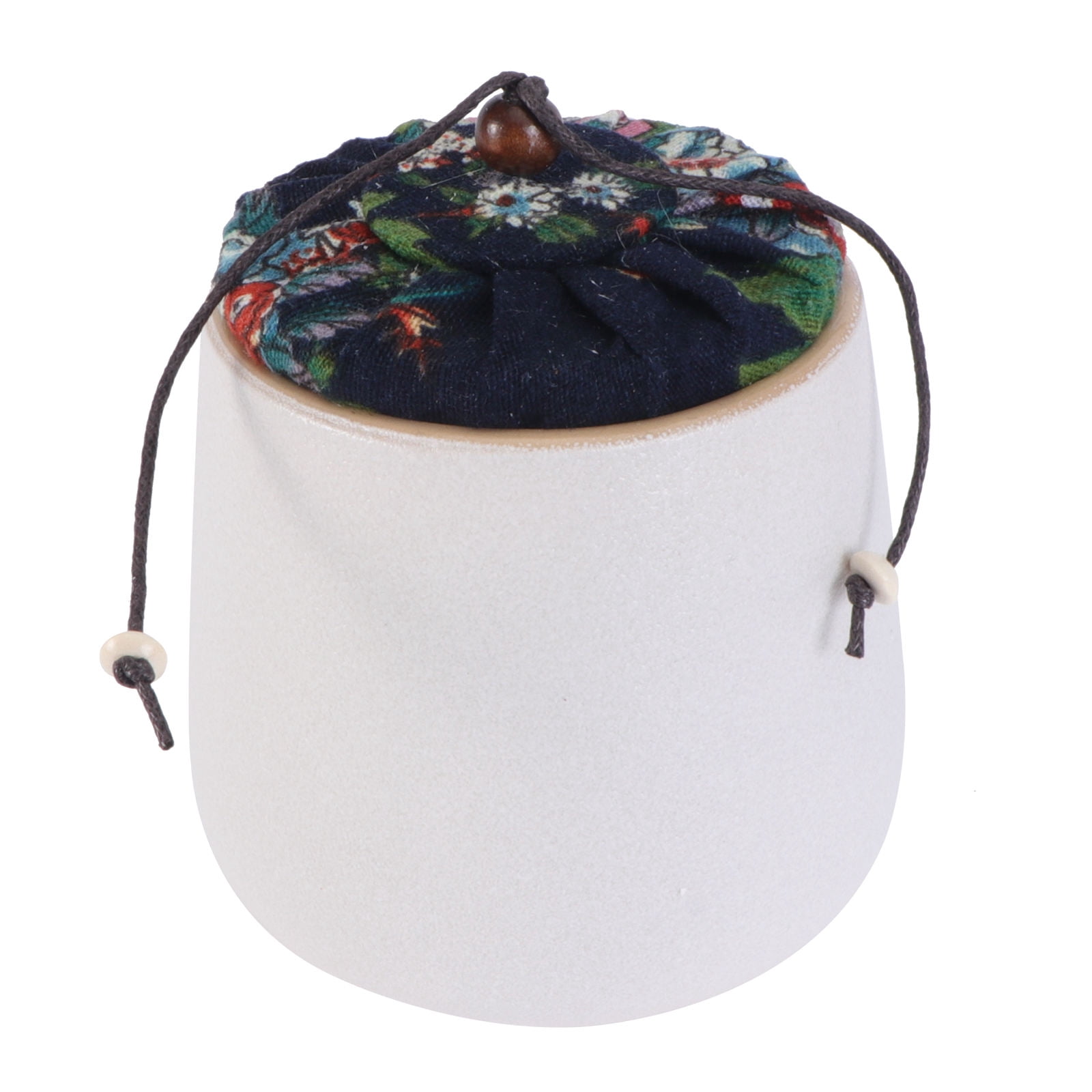 DINHEAROM Dog Box For Ashes Pet Memorial Urn White Ceramics 1Pack Portable