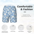 thumbnail image 5 of Xecao Daisies Flowers for Men's Swimming Trunks Swim Trunks Quick Dry Swim Shorts with Mesh Lining Funny Swimwear Bathing Suits, 5 of 9