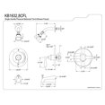 thumbnail image 2 of Kingston Brass KB1632CFL Century Tub & Shower, 2 of 2