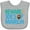 AC-Heather Grey, variant on Inktastic Julius Caesar Ides of March Boys or Girls Baby Bib