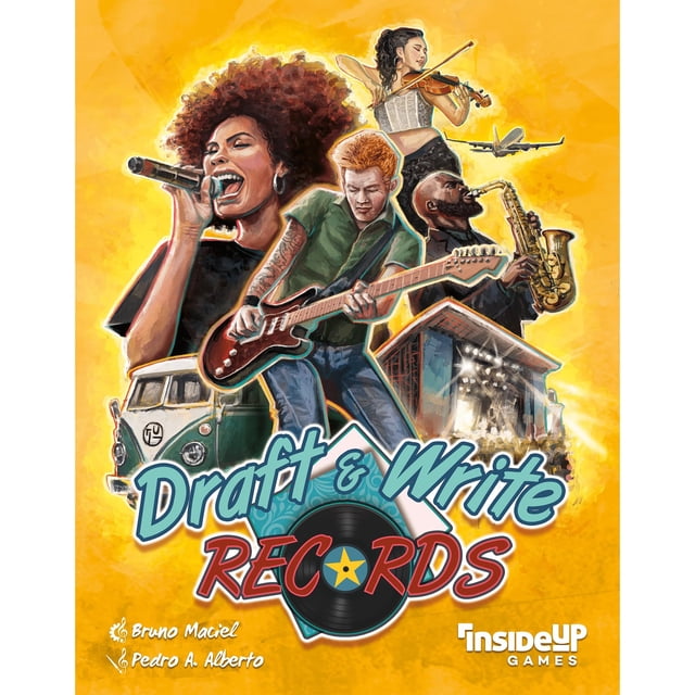 Juego de mesa musical Inside Up Games Draft & Write Records