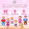 thumbnail image 1 of Figuras de la familia PlayKidz - Pequeño Play People 7 figurinas establecidas, padres, hermanos y mascota -e Playkidz Playkidz, 1 of 2