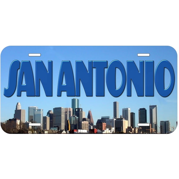 San Antonio TX TAG01 Novelty Car Auto License Plate