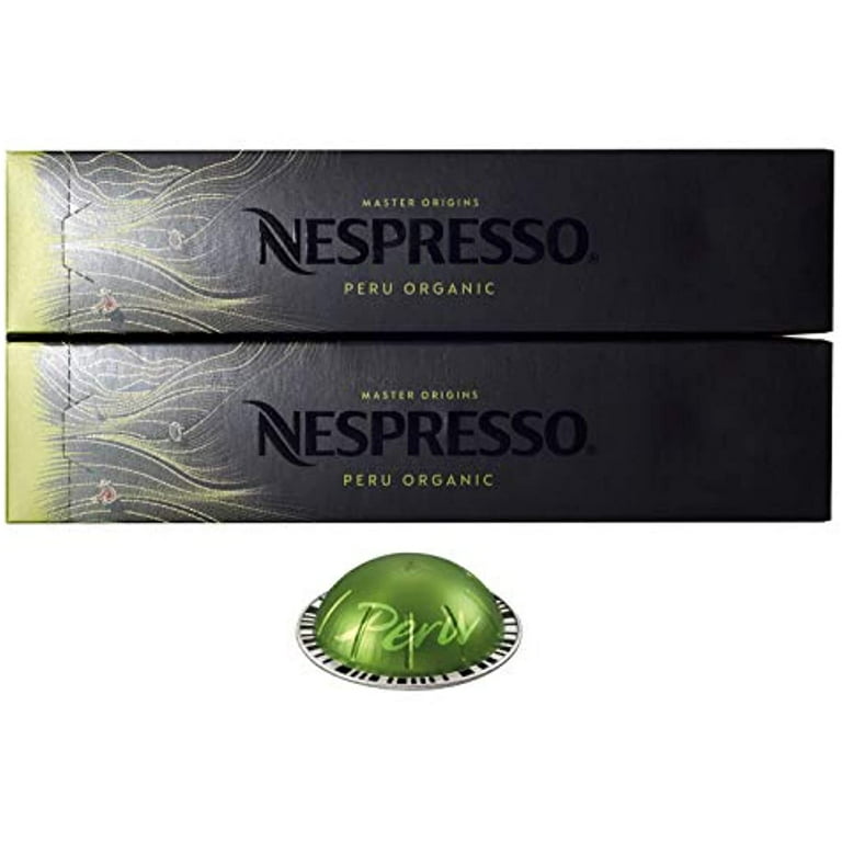 Feasibility hierarki Nedgang Nespresso Vertuoline (European Version) Master Origin Espresso (1.35  Ounce): Peru Organic, 20 Capsules - Walmart.com