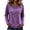 19# Purple, variant on Gauze Shirts for Women Casual Crew Neck Short Sleeve Tops Lightweight Loose Boho Blouses Summer Beach Vcation Outfits Beige S