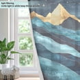 thumbnail image 4 of Yayeee Window Curtains Light Filtering 63"x42" Grommet Panel Pair Home Living Room Decor, Dark Mountains, 4 of 7