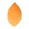 thumbnail image 3 of Cojín decorativo con diseño de hojas, almohada 3D cómoda y estética para el hogar. Naranja S, 3 of 9