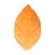 thumbnail image 3 of Cojín decorativo con diseño de hojas, estética y de felpa, con forma de planta 3D. Naranja S, 3 of 9