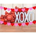 thumbnail image 3 of NOGIS Valentines Day Decorations, 6 Strips Valentines Day Garland, Felt Heart Garland Banner, Party Valentine Decorations - Hanging Hearts Decorations for Valentine Decor (Two Color), 3 of 7
