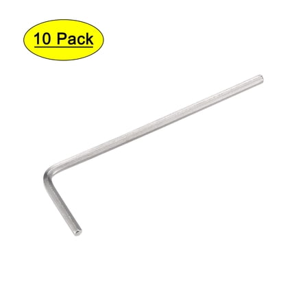 Uxcell 1/16" Hex Wrench, L Shaped CR-V Repairing Tool 10 Pack