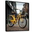 thumbnail image 2 of Designart "Bicycle City Rhythm III" Bicycle Floater Framed Canvas Art Print, 2 of 7