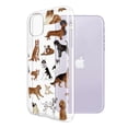 thumbnail image 2 of WIRESTER Soft TPU Clear Case Slim Protective Cover for Apple iPhone 11 6.1" 2019, Clear Dog Breeds, 2 of 5