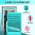 thumbnail image 2 of Kit de Extensión de Pestañas AMZGIRL LASH Agrupaciones de Pestañas 200pcs 30D, 2 of 7