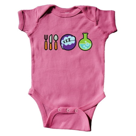 

Inktastic Eat Sleep Science Chemistry Gift Baby Boy or Baby Girl Bodysuit