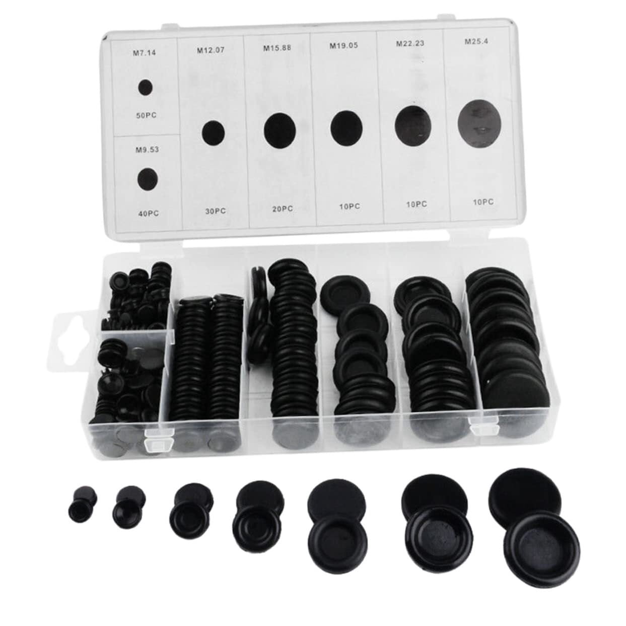 3 Sets Grommet Grommet Rubber Ring Rubber Plugs for Holes Assorted Sizes Rubber Grommets for Wiring Gasket for Plumbing Hole Plugs Rubber Grommet Assortment Rubber Grommet Kit
