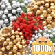 thumbnail image 2 of Bayas artificiales, cerezas rojas, doradas y plateadas, mini bayas falsas, perlas, guirnaldas navideñas para el hogar, regalos para fiestas de Año Nuevo, decoraciones, 2 of 5
