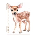 thumbnail image 2 of Plum Deer Ring Binder Notebook Journey Note Diary College Ruled Spiral Notebook Study Loose Leaf Paper A5 60 Pages, 2 of 8