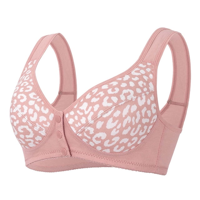 Bra Underwear for Relaxed Casual Everyday Wear | Front Button Lingerie with Backless Style and Adjustable Straps for Comfort| Seamless Cup Design for All Seasons