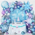 thumbnail image 1 of Kit de guirnaldas con forma de arco con forma de globo MURDIZZO Frozen, 212 piezas, invierno, 1 of 7