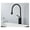 Black tall, variant on Basin Faucet Modern Nickel/Black Bathroom Faucet Kitchen faucet Single Hole Cold and Hot Water Tap Basin Faucet Mixer Taps ,Easy to Install